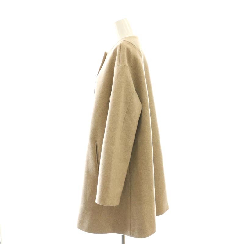 イエナ【IENA】シャルムビーバーAラインコート イエナ IENA 24AW シャルムビーバーAラインコート ノーカラー アウター