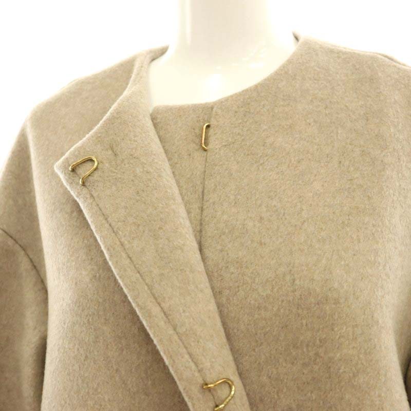 イエナ IENA 24AW シャルムビーバーAラインコート ノーカラー アウター