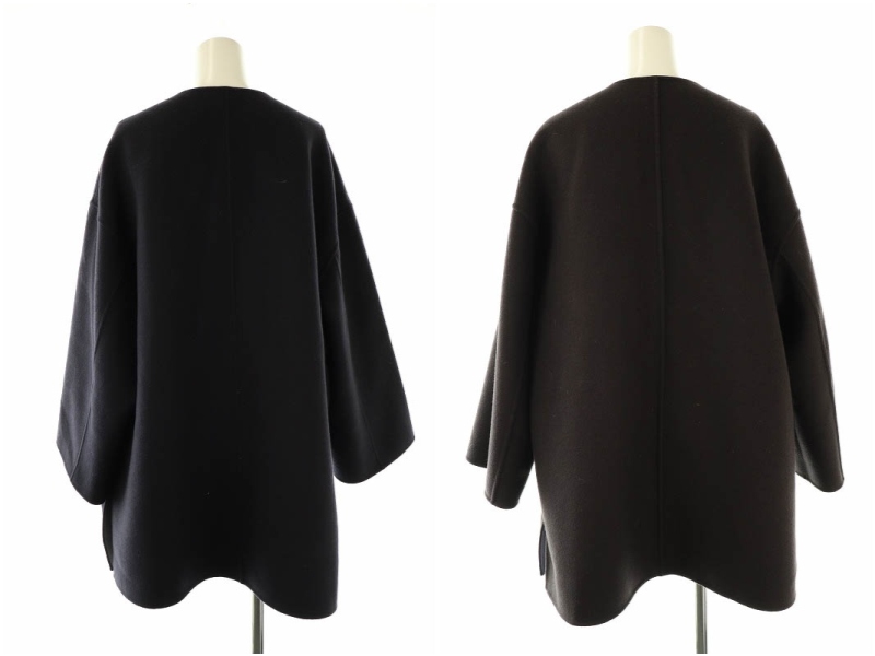 ユナイテッドアローズ UNITED ARROWS バイカラー リバー ミドルコート