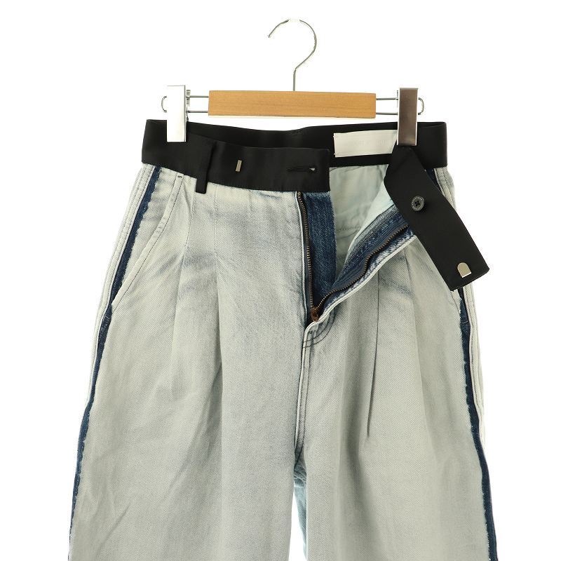 ADAM ET ROPE ドレスデニムパンツ ライトブルー ADAM ET ROPE ドレスデニムパンツ ライトブルー - メルカリ