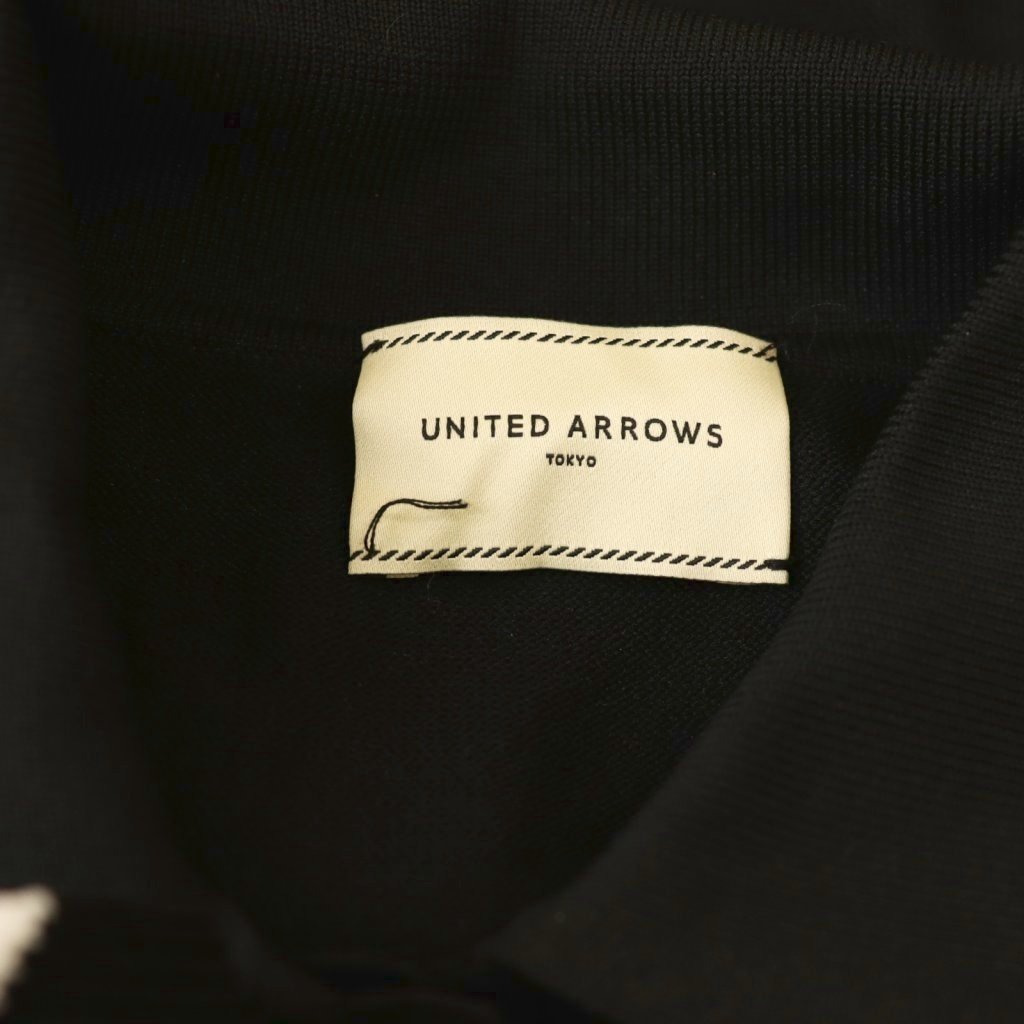 ユナイテッドアローズ UNITED ARROWS ミニマルフリル ポロニット 七分