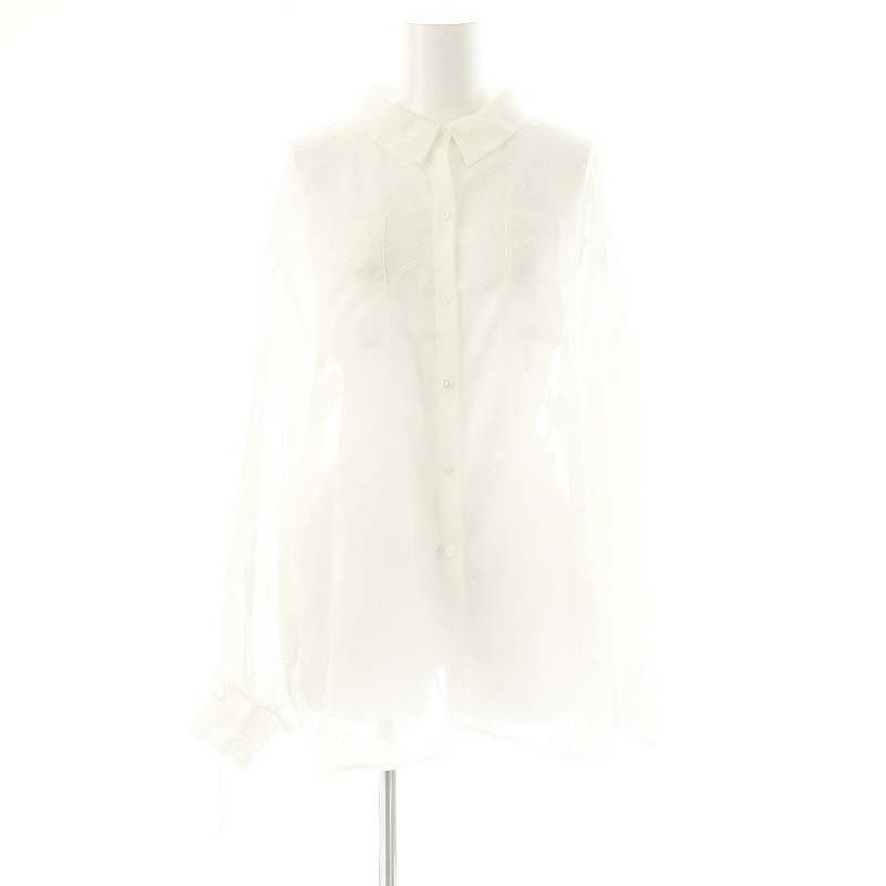 リップサービス LIP SERVICE ドロストスリーブシアーシャツ 長袖 M
