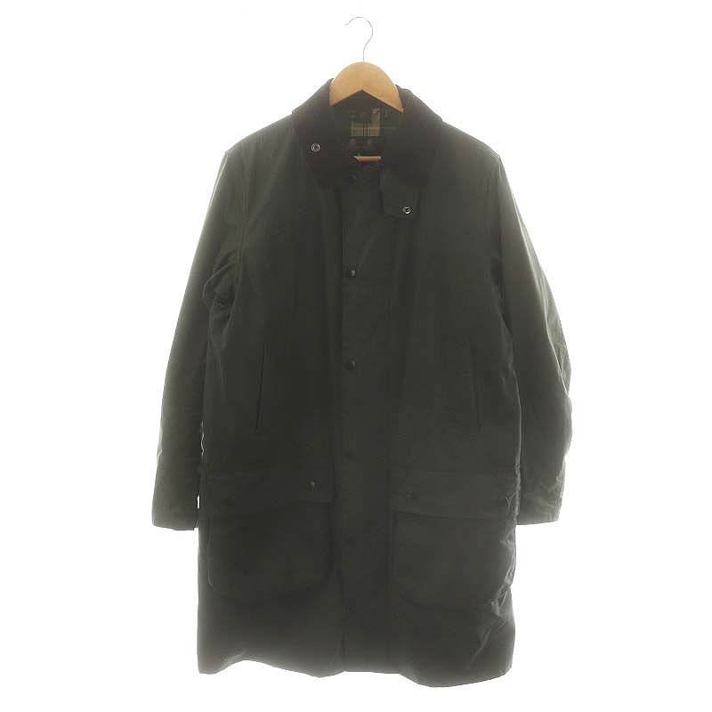 バブアー Barbour BORDER ワックス コットン コート ジップ