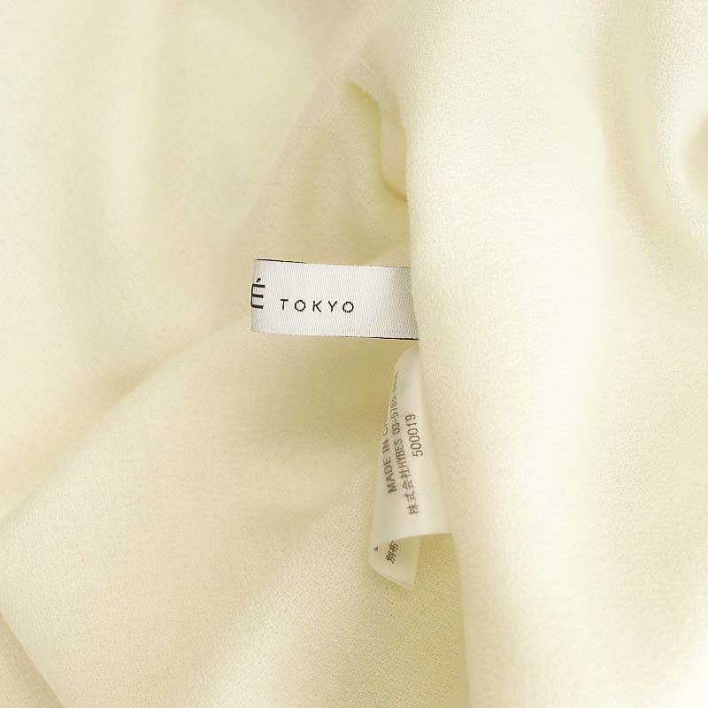 エトレトウキョウ ETRE TOKYO ジョーゼットスタンドネックシャツ 長袖 