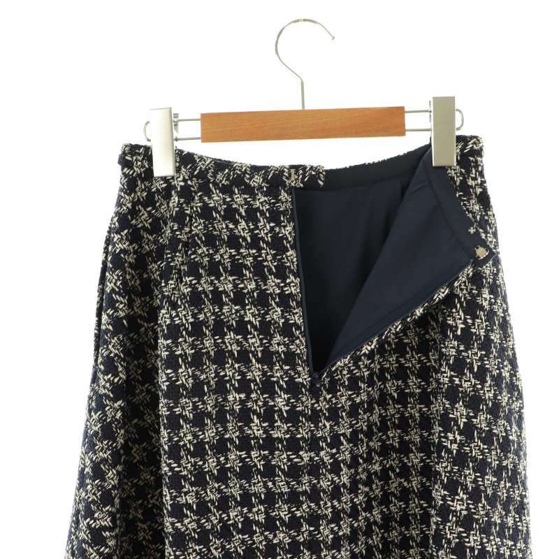 未使用品 チェスティ Chesty パールボタンツイードスカート フレア 