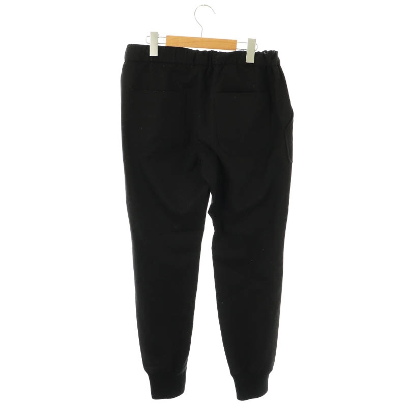 Drawer ドゥロワー　ウール カシミヤ ニット ジョガーパンツ　ブラック Drawerドゥロワー ウール100ブラックパンツ 38黒 【公式通販】