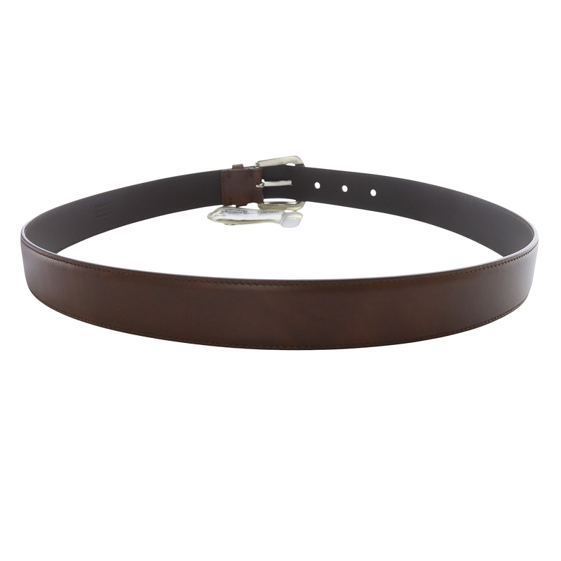 未使用品 ブルネロクチネリ BRUNELLO CUCINELLI ベルト レザー 茶色  