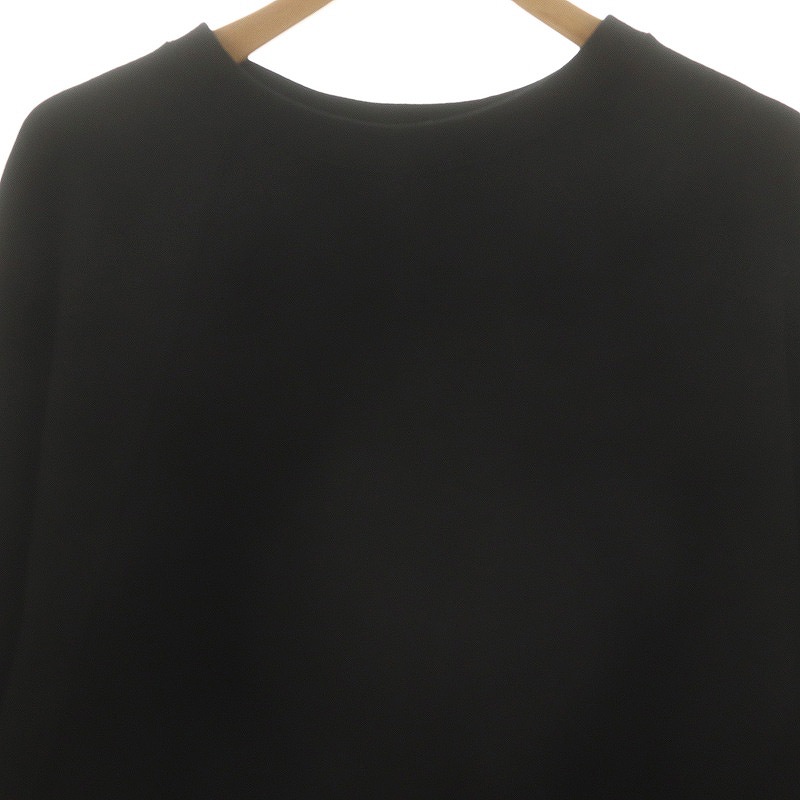 ADORE - アドーア PLAGE取り扱い 24SS スウェット トレーナー F 黒 未使用品 アドーア ADORE PLAGE取り扱い 24SS スウェット トレーナー F