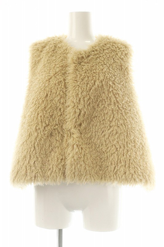 journal standard luxe カーリーショートベスト リバーシブル ジャーナルスタンダード ラックス JOURNAL STANDARD LUXE 24AW