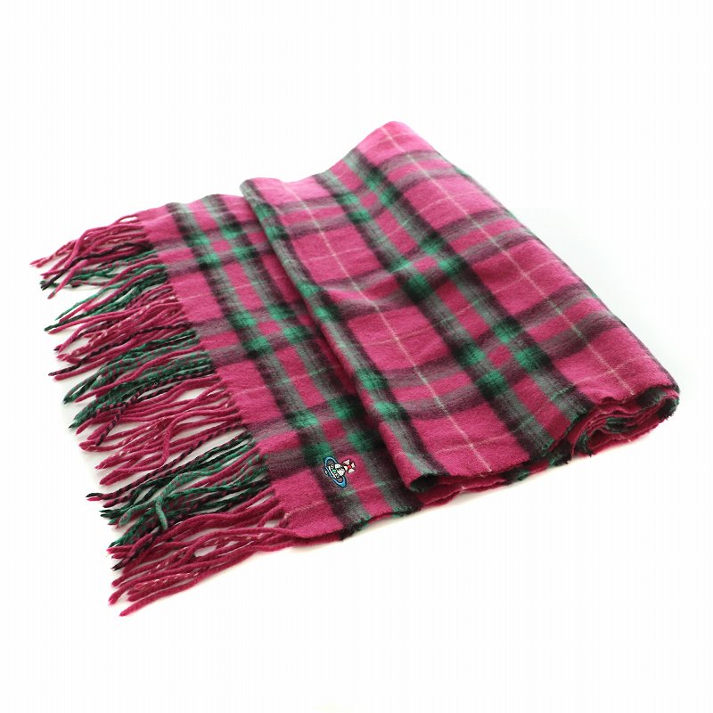 ヴィヴィアンウエストウッド Vivienne Westwood チェック マフラー