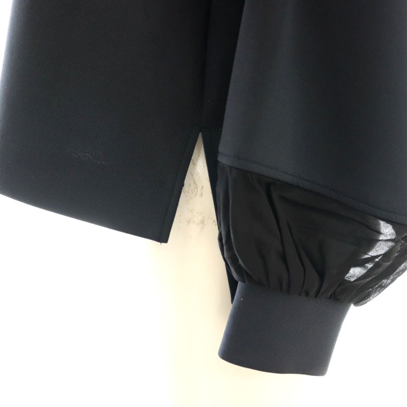 アナイ ANAYI 24SS ダブルジャージー袖シアープルオーバー カットソー 