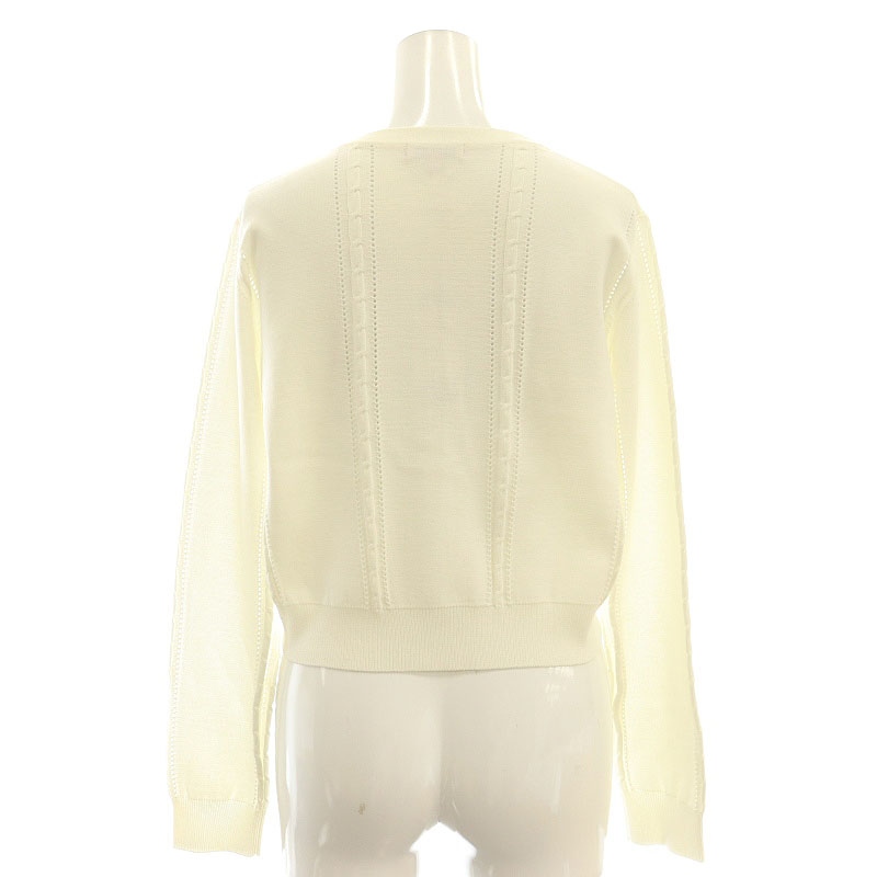 TOCCA カーディガン 白 TOCCA ノーカラージャケット ボレロ TOCCA カーディガン 白 TOCCA ノーカラージャケット ボレロ