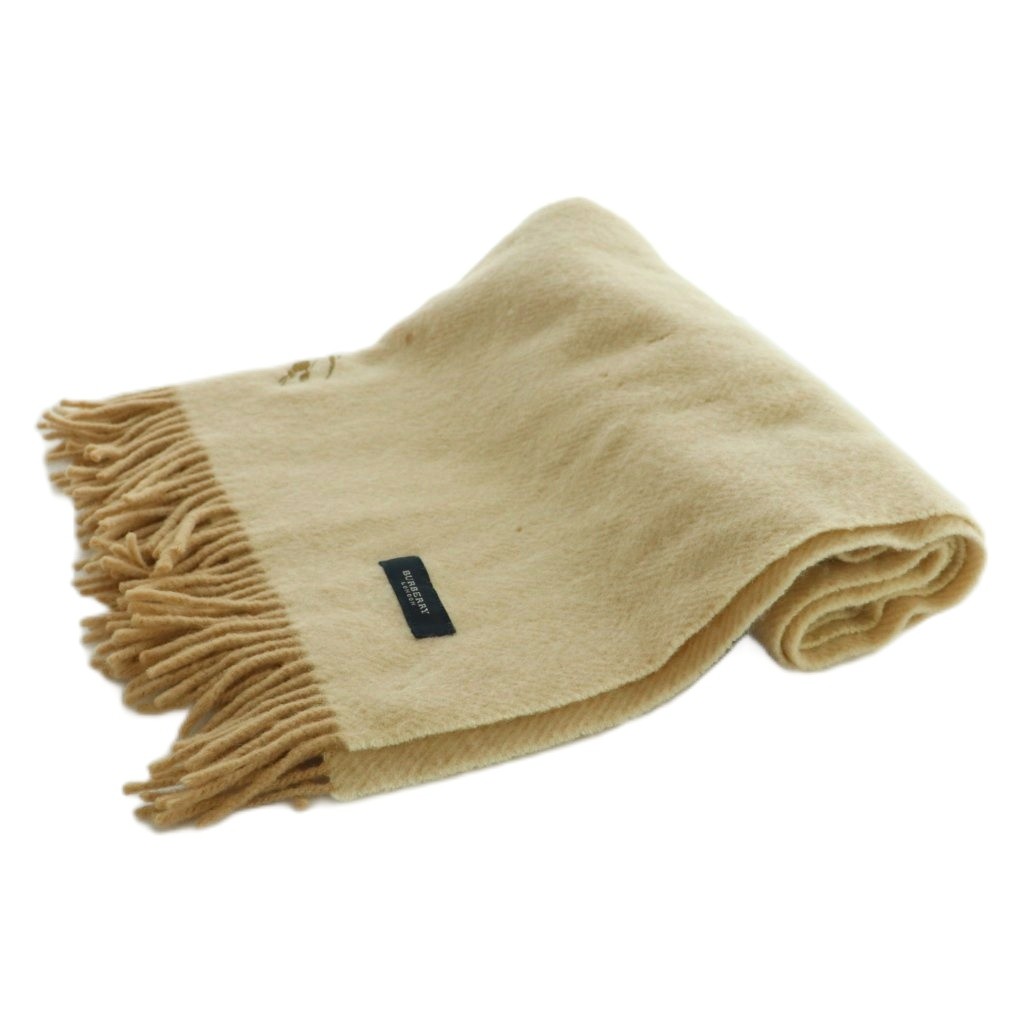 新品 バーバリーロンドン ノバチェック マフラー フリンジ 毛 ウール ベージュ 新品タグ付き【バーバリー】ノバチェック マフラー フリンジ