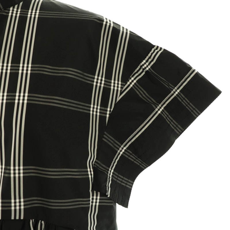 ユナイテッドアローズ UNITED ARROWS タフタ ステッチ ペプラム 