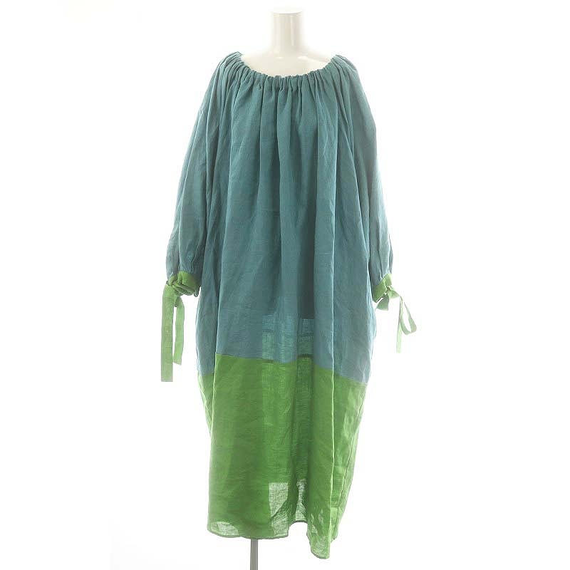 マイラン MYLAN 2 Tone Colored Off Shoulder Dress ワンピース 