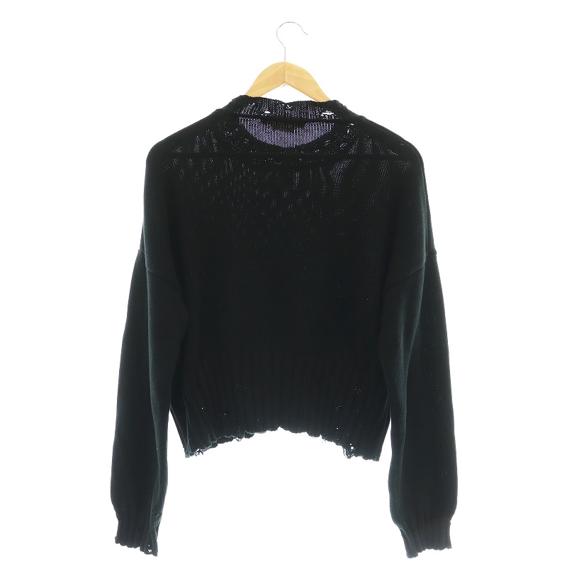 マルニ MARNI CREW NECK L/S SWEATER デストロイクロップドセーター 