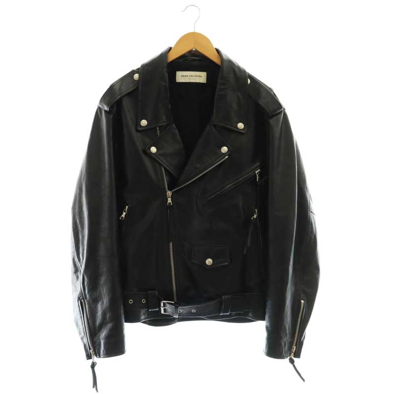 ドリスヴァンノッテン DRIES VAN NOTEN レザーライダースジャケット 