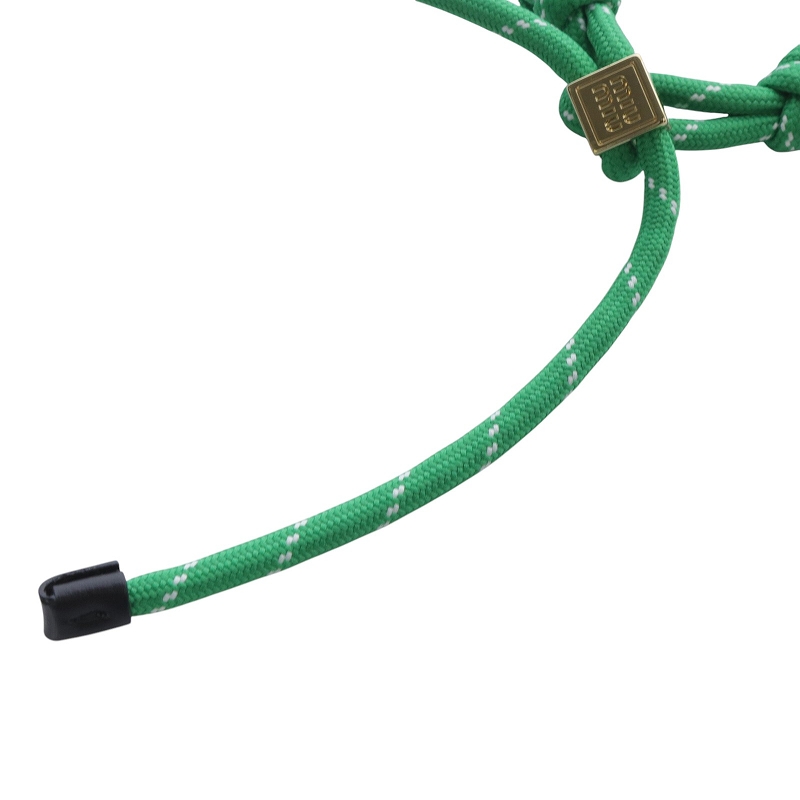 ミュウミュウ miumiu コード ナイロン ブレスレット 緑 グリーン /SR30