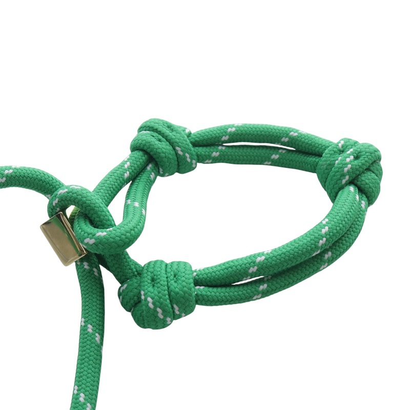 ミュウミュウ miumiu コード ナイロン ブレスレット 緑 グリーン /SR30