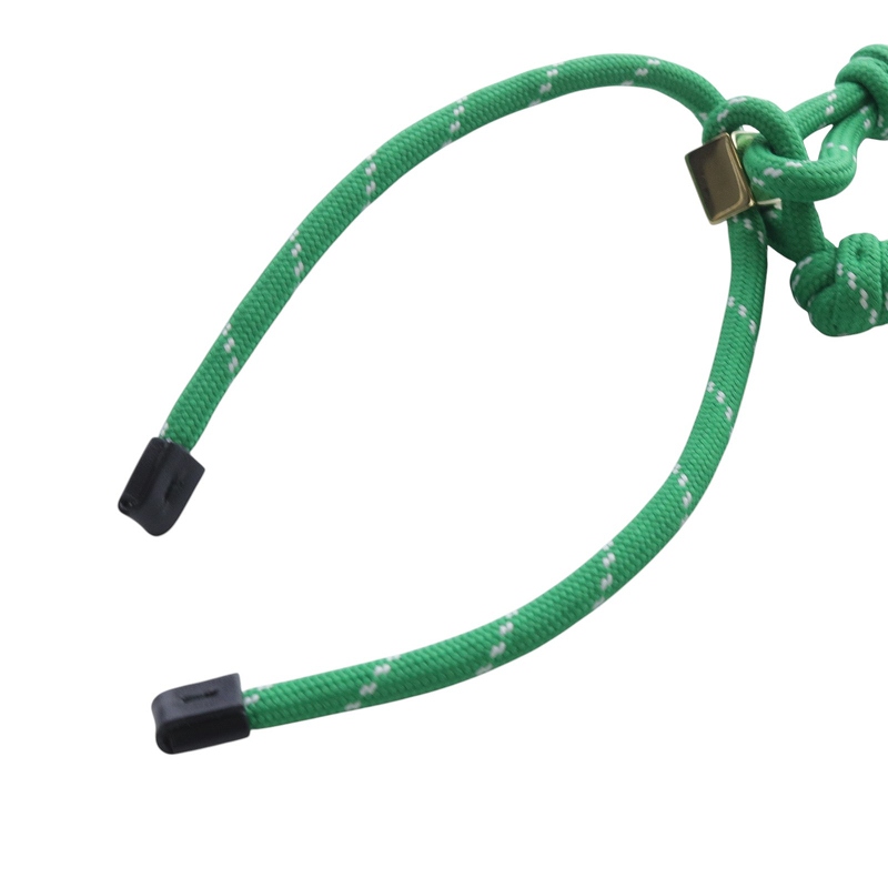 ミュウミュウ miumiu コード ナイロン ブレスレット 緑 グリーン /SR30