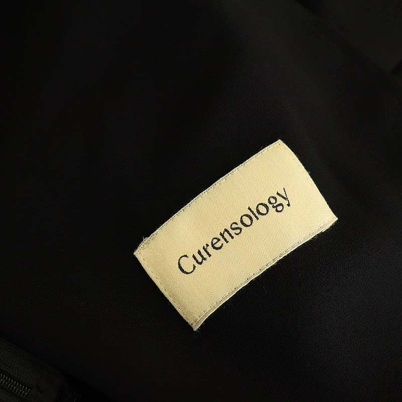 Curensologyカレンソロジー新品タグ付きバックサテンアムンゼンスカート Curensology（カレンソロジー）の「Curensology(カレンソロジー
