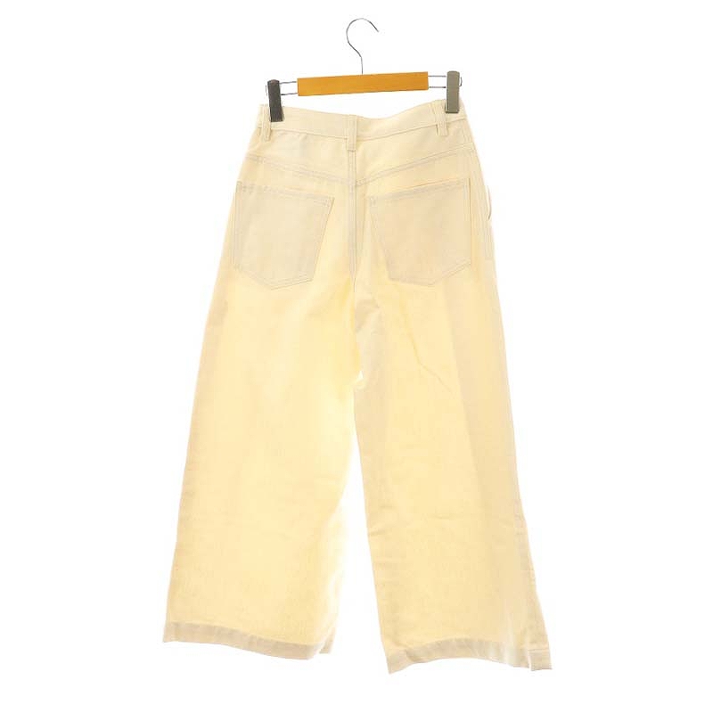 未使用品 セオリー Theory 25SS Natural Denim Double Pleated A