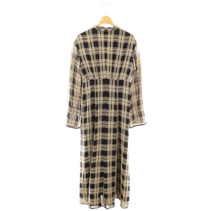 クラネ CLANE 23AW CHAIN CHECK ONEPIECE ワンピース チェック柄 0 