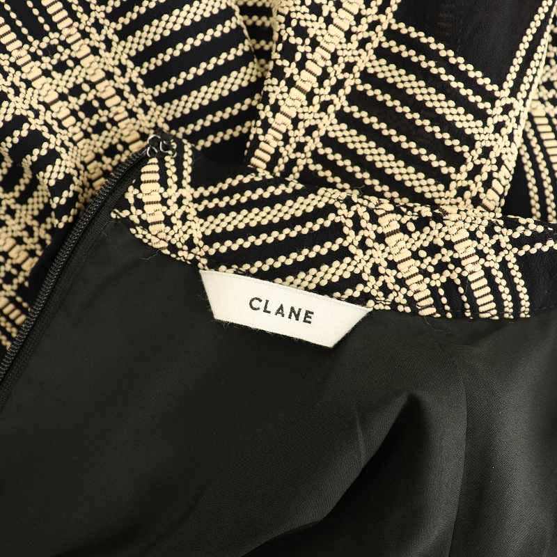 クラネ CLANE 23AW CHAIN CHECK ONEPIECE ワンピース チェック柄