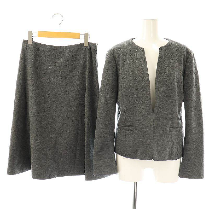 NEWYORKER ニューヨーカー スカートスーツ セットアップ 13 ニューヨーカー NEWYORKER ウール ジャケット スカート セットアップ