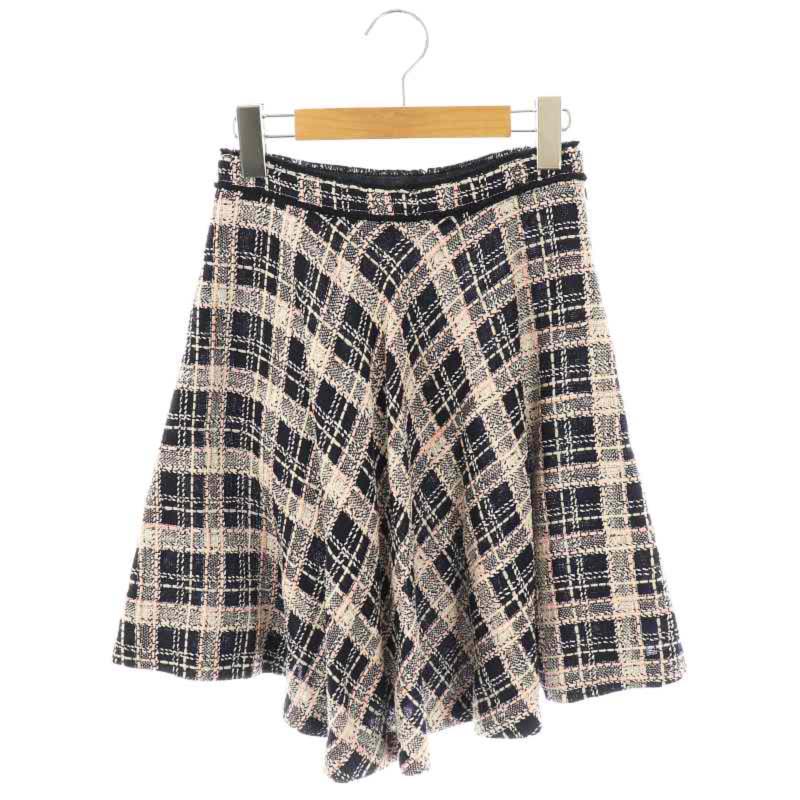 miu miu チェック柄 ミニスカート 36 Miu Miu チェック柄ミニスカート 36