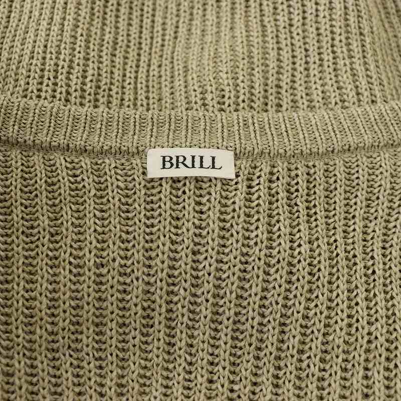 other - ブリル 25SS フカVネックアゼプルオーバー ニット セーター F グレー ブリル BRILL 25SS フカVネックアゼプルオーバー ニット セーター F