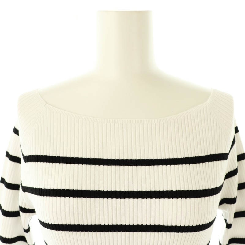 マイストラーダ Mystrada 25SS 5分袖 ボートネック ニット