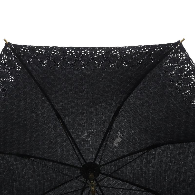 ♥【未使用】CELINE　セリーヌ　トリオンフ柄　雨傘　長傘　黒 セリーヌ トリオンフ柄 レース 日傘 黒 - メルカリ