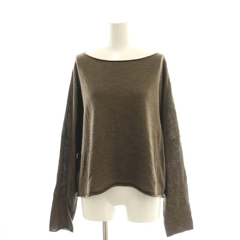 ドゥーズィエムクラス Dainty プルオーバー 長袖ニット ブラウン F