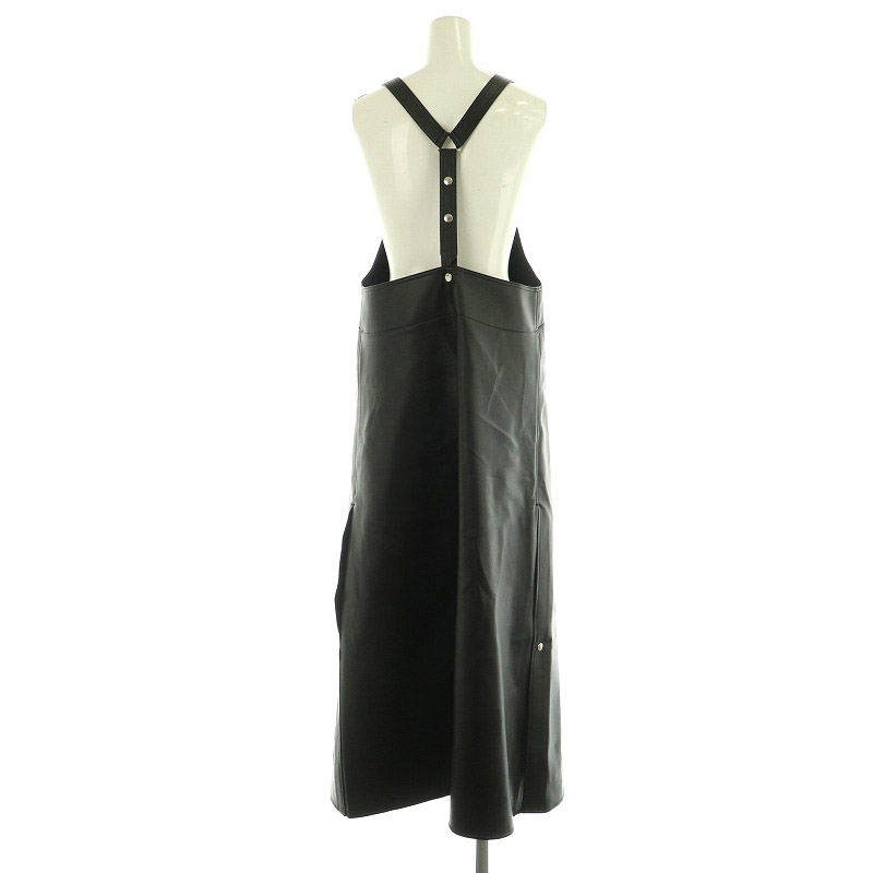 THE RERACS リラクス S サイズ レザーエプロンドレスワンピース 黒 THE RERACS APRON DRESS – COLDBECK ONLINE