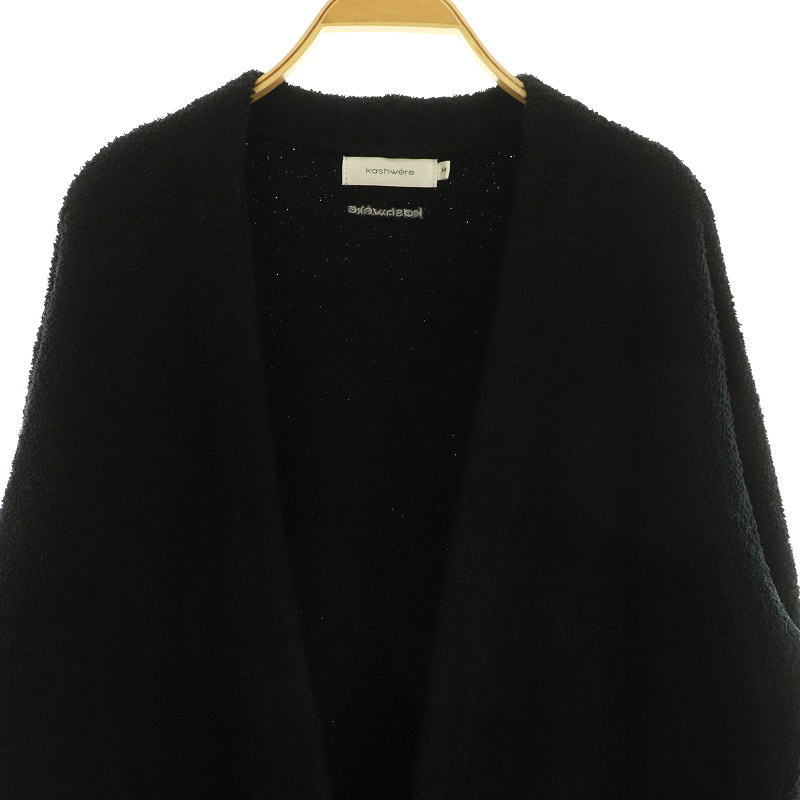【新品未使用】カシウェア kashwere カーディガン カシウェア kashwere カーディガン 新品未使用 CARDIGAN(M black