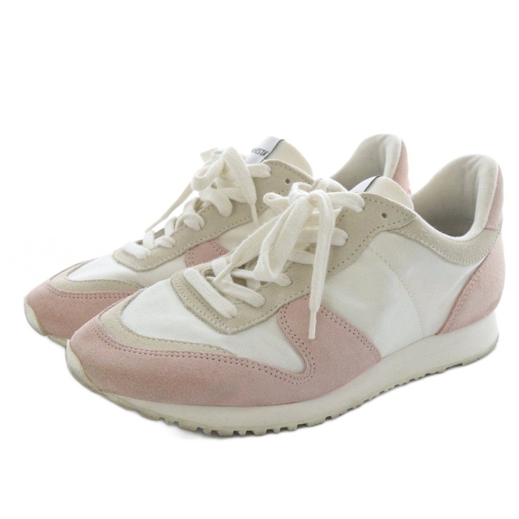 ノヴェスタ NOVESTA Drawer別注 MARATHON スニーカー UK4 ピンク 白