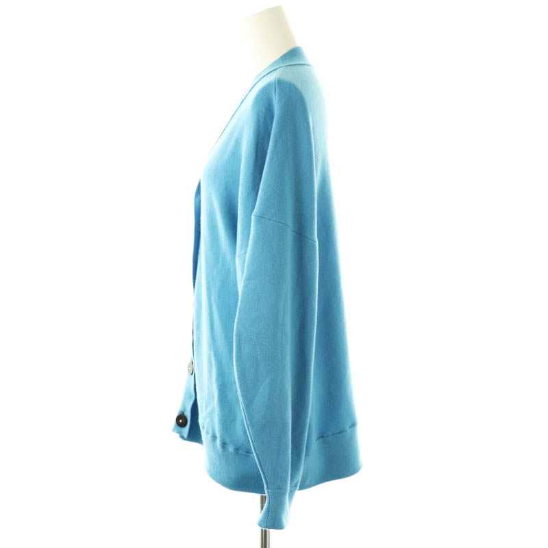 エンフォルド ENFOLD PEPLUM CARDIGAN カーディガン ニット 38 青 黄色 /MI ■OS レディース エンフォルド ENFOLD PEPLUM CARDIGAN カーディガン ニット 38