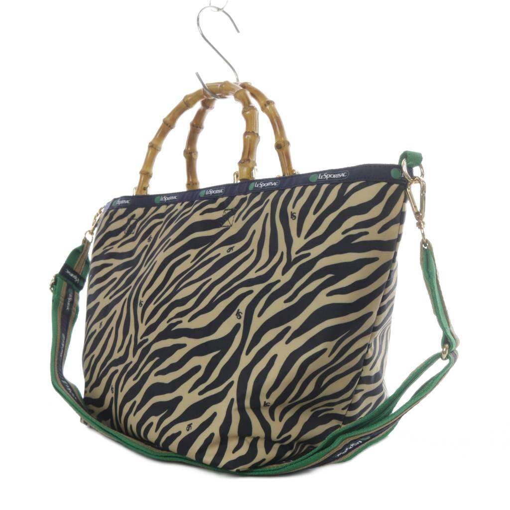 レスポートサック LesportSAC MEDIUM BAMBOO TOTE バッグ ゼブラ柄