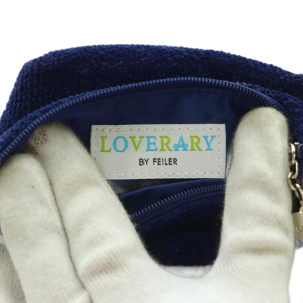 新品】フェイラー ラブラリーハート ハート型ポーチ ネイビー