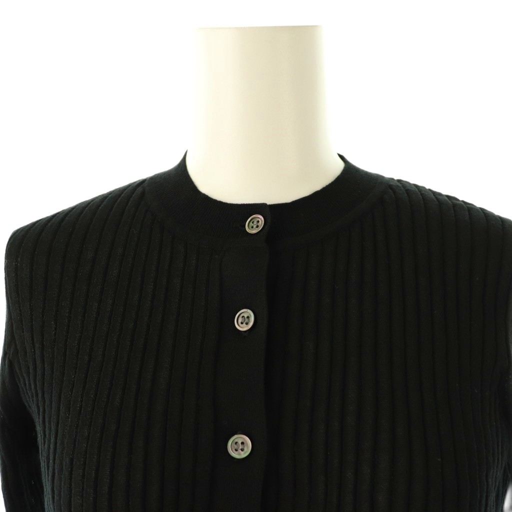 サクラ SACRA CO/NY FINE TWIST RIB CARDIGAN ニットカーディガン 38 
