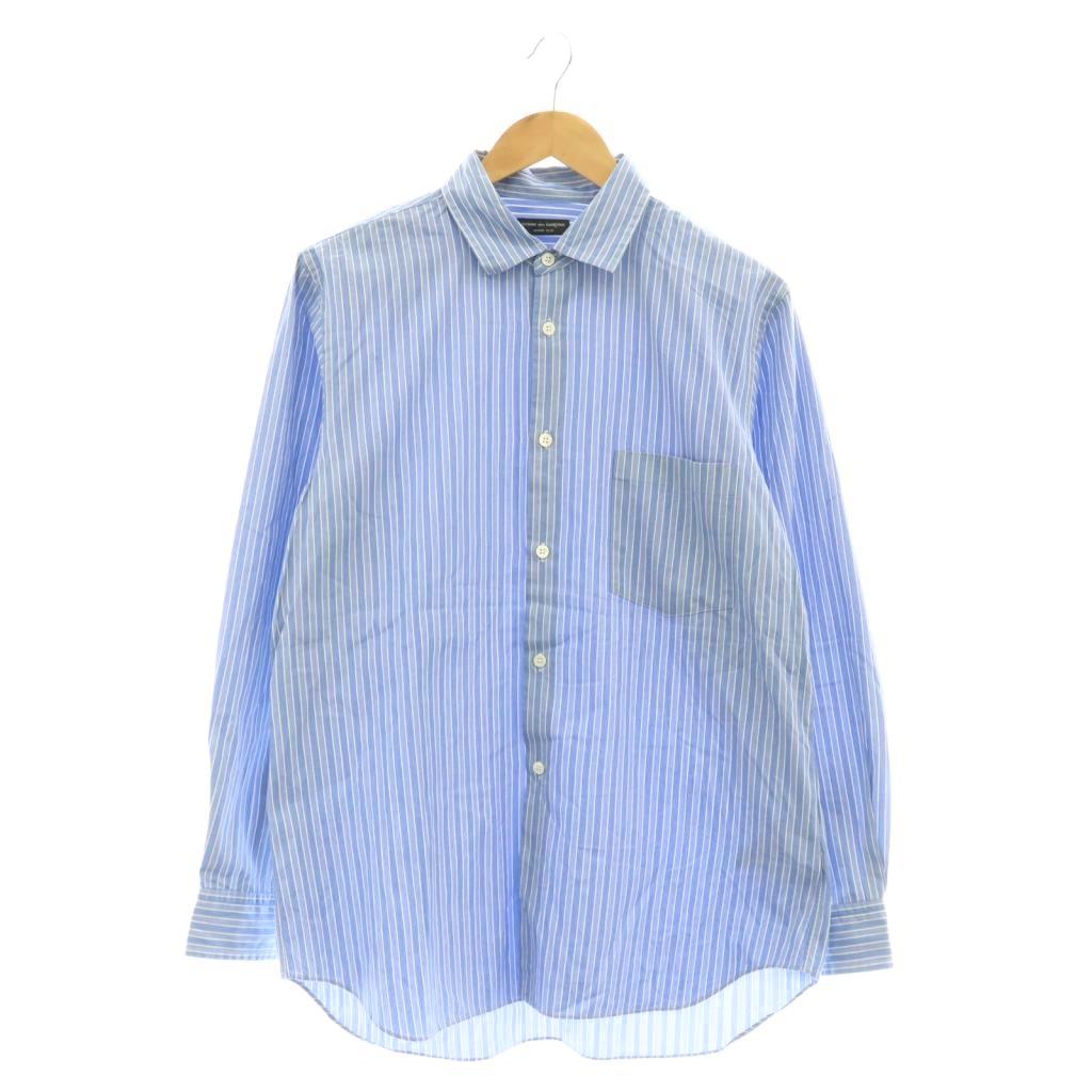コムデギャルソン  長袖　シャツ　メンズ コムデギャルソン COMME des GARCONS ストライプ 長袖シャツ