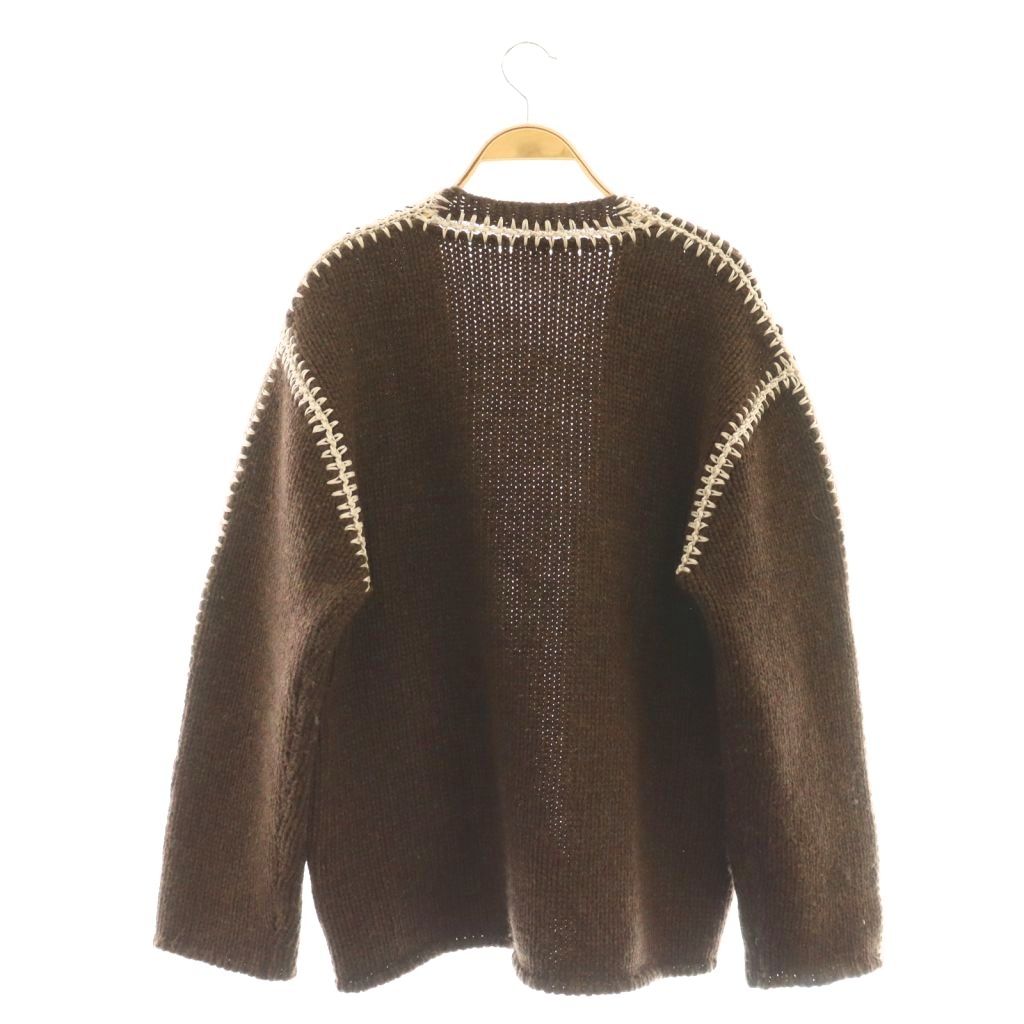 steven alan ブラウンカーディガン STEVEN ALAN 「Steven Alan」 ニットカーディガン - ブラウン