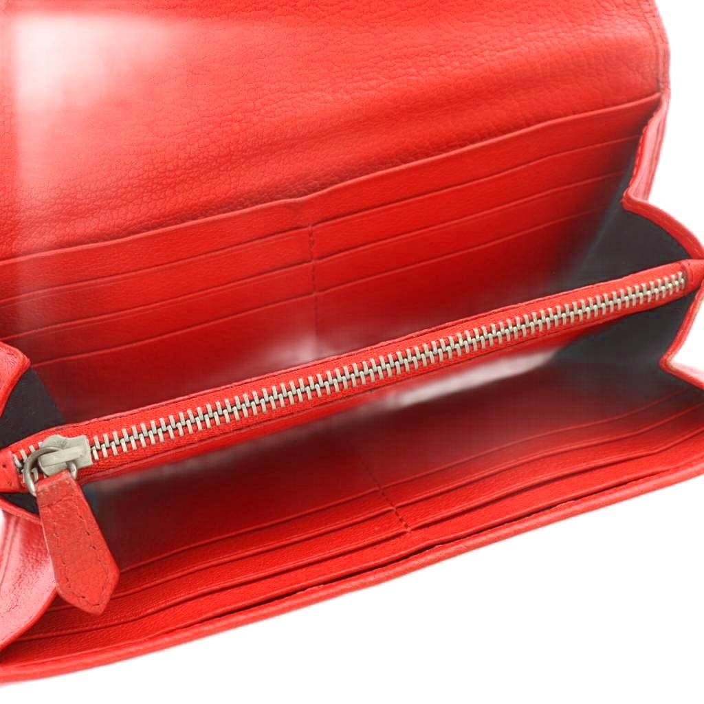 ジバンシィ GIVENCHY 長財布 二つ折り 小銭入れ レザー フラップ