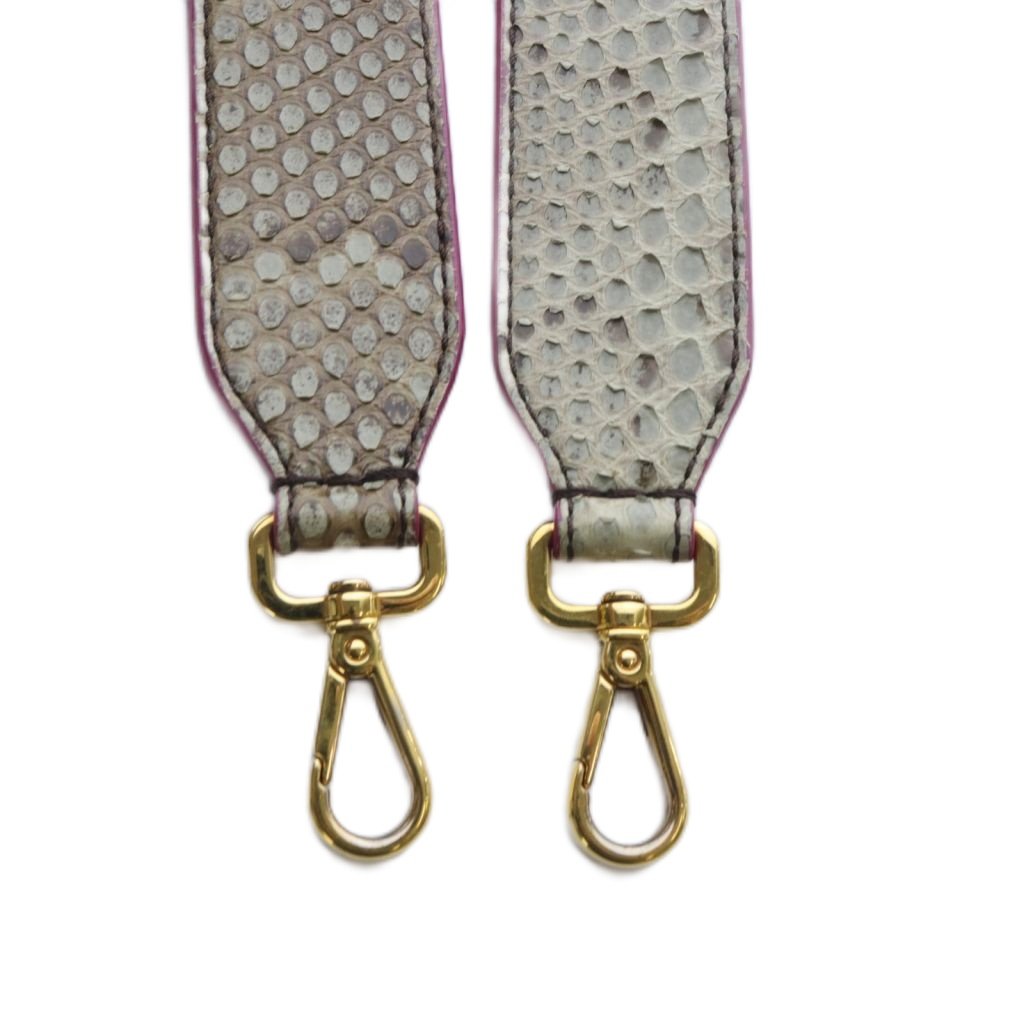 フェンディ FENDI ストラップユー ショルダーストラップ パイソン