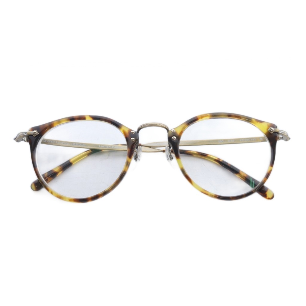 オリバーピープルズ OLIVER PEOPLES DTB MP-2 Limited Edition メガネ 眼鏡 ブラウン 別売りクリップオン付き メンズ 中古 | [オリバー・ピープルズ] サングラス HOUSTON