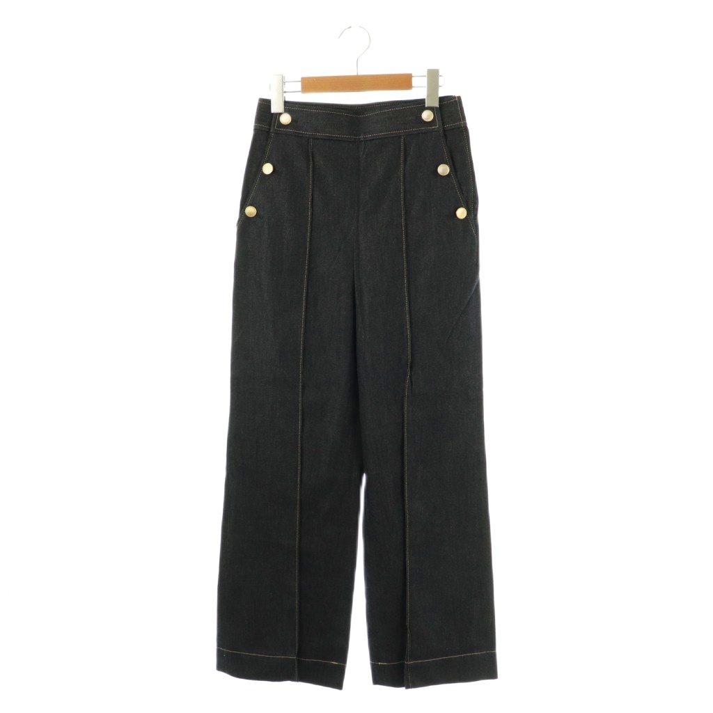 ANAYI アナイ/ワイドパンツ 36 ホワイトデニムワイドパンツ | ANAYI/アナイ | 三越伊勢丹