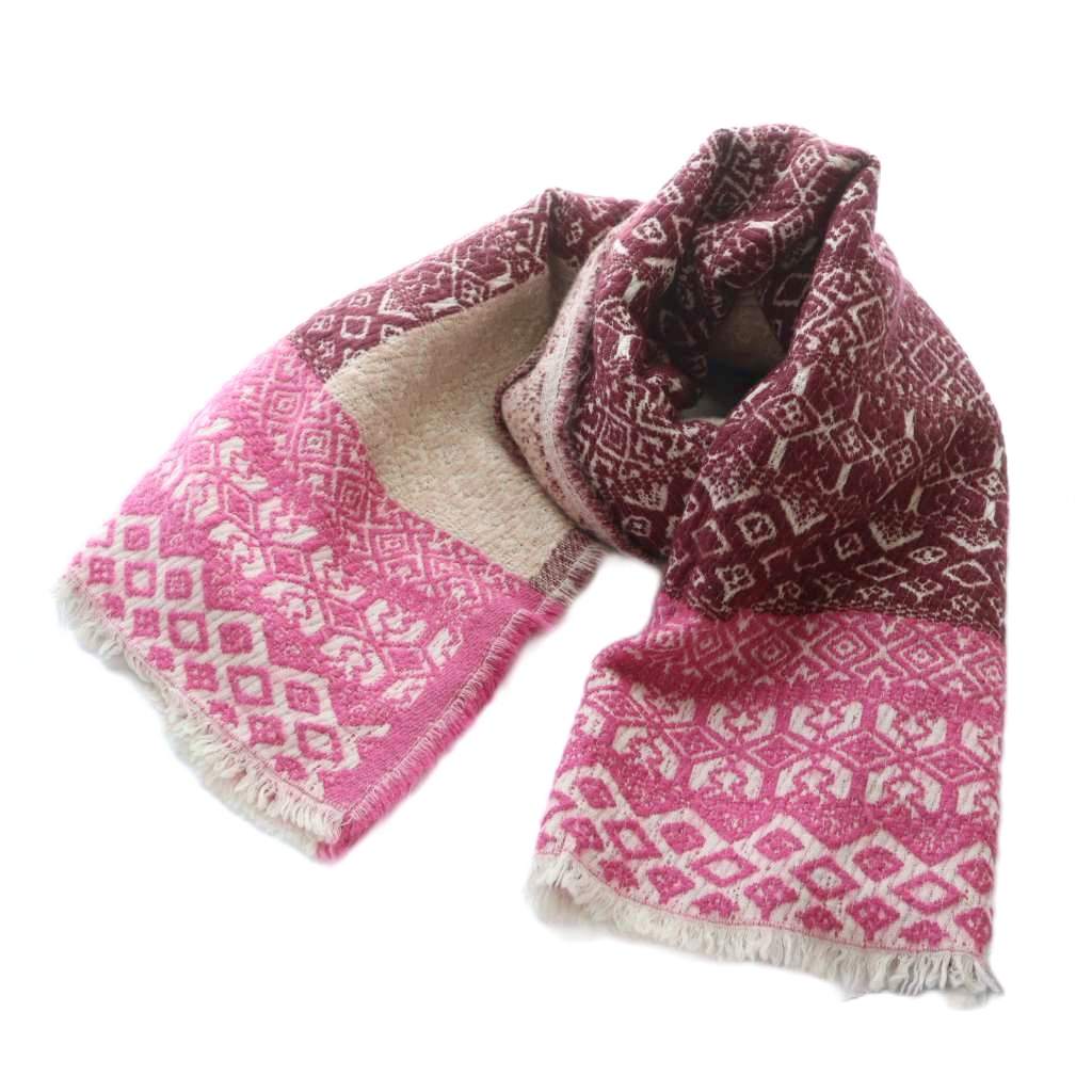 ヌキテパ NE QUITTEZ PAS! MIX Jacquard Stole ストール 大判 ウール