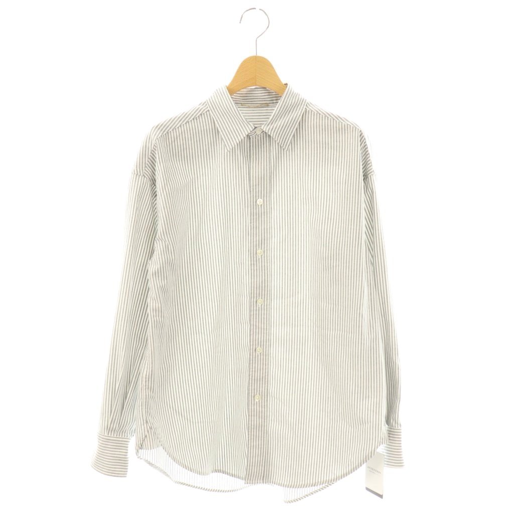 ドゥーズィエムクラス　アパルトモン　未使用　ストライプロングシャツ 未使用品 アパルトモン ドゥーズィエムクラス L'Appartement DEUXIEME