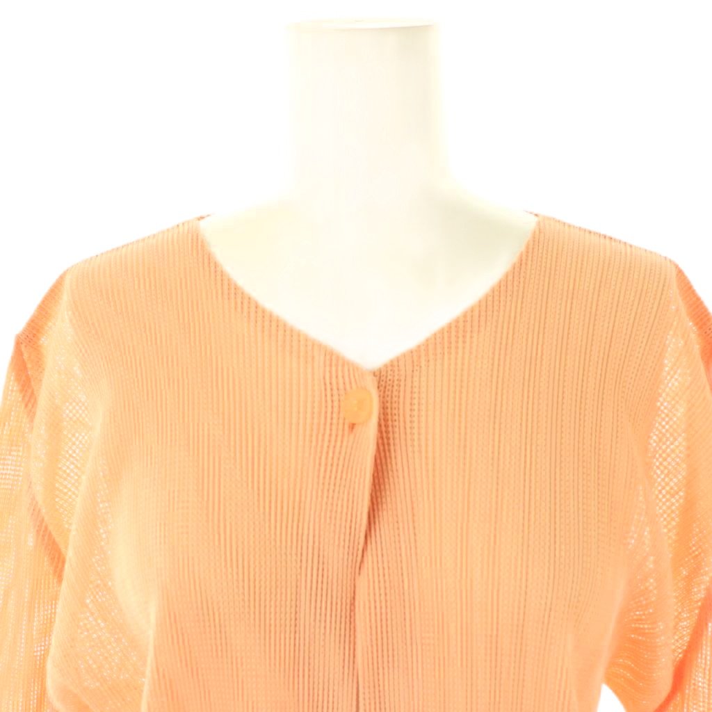 PLEATS PLEASE メッシュ　5分袖　カーディガン イッセイミヤケ BASICS – ISSEY MIYAKE ONLINE STORE